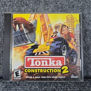 Tonka Construction 2 PC CD ROM Game Vintage Windows 95/98 Infogrames Hasbro